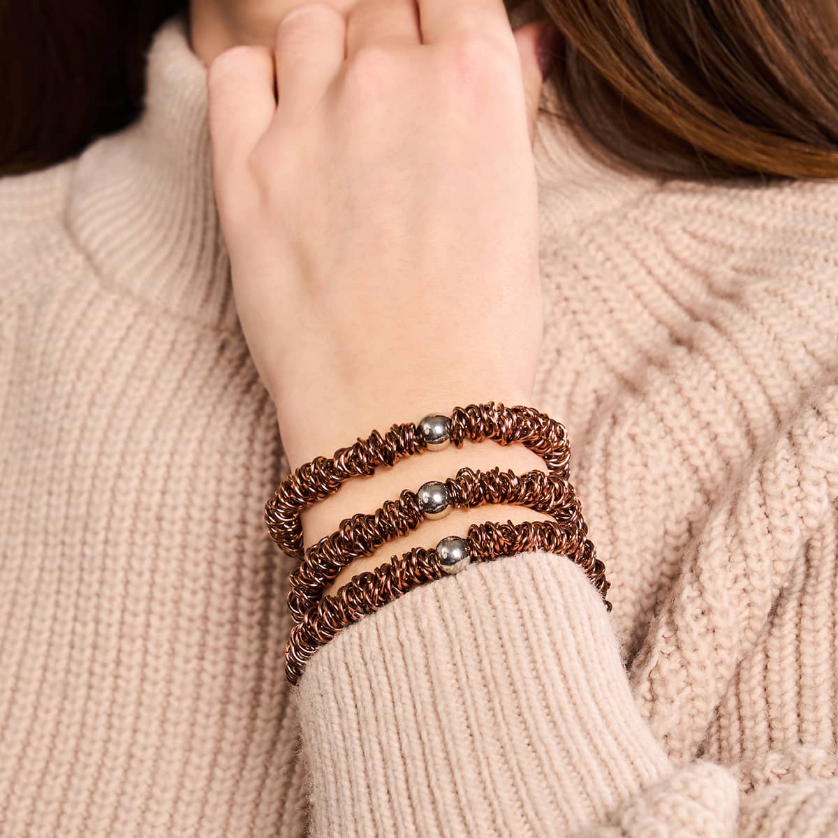 Âge du bronze | Bracelet Mini Maillons d'Amour